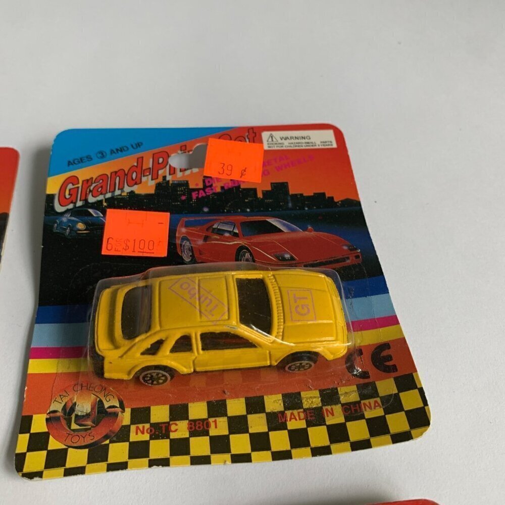 Tai Cheong Grand Prix Set Lot of 6 Cars Vintage New - Picture 5 of 8